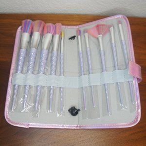 🥳HP🥳Rainbow Unicorn Makeup Brushes- Set of 10